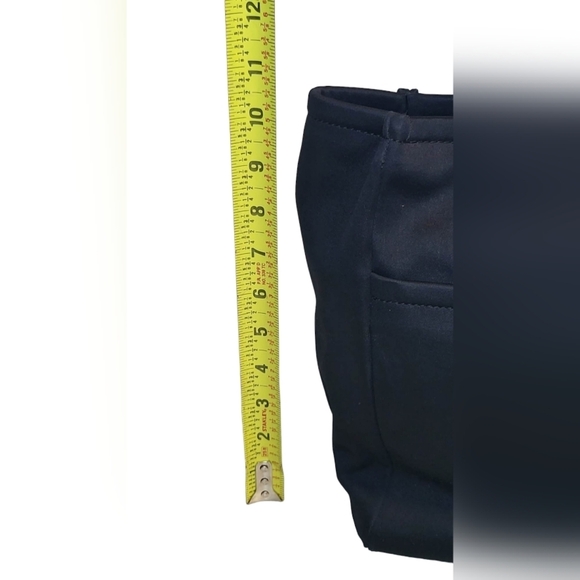 BURBERRY LONDON Black Canvas Tote Bag Made in Italy - Picture 7 of 15